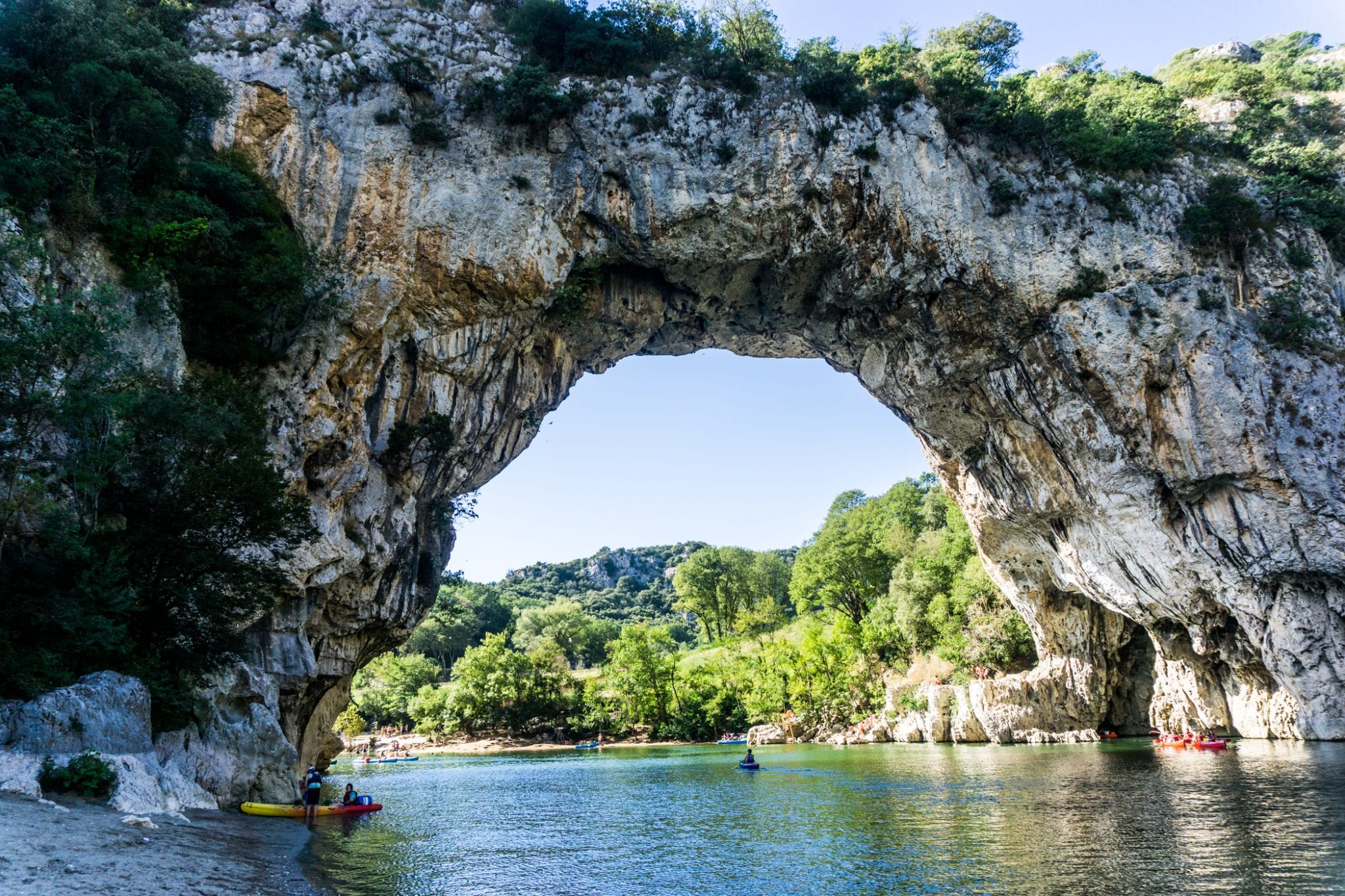 Kanoën in de Ardèche