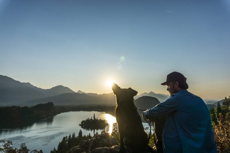 zonsopkomst in Bled