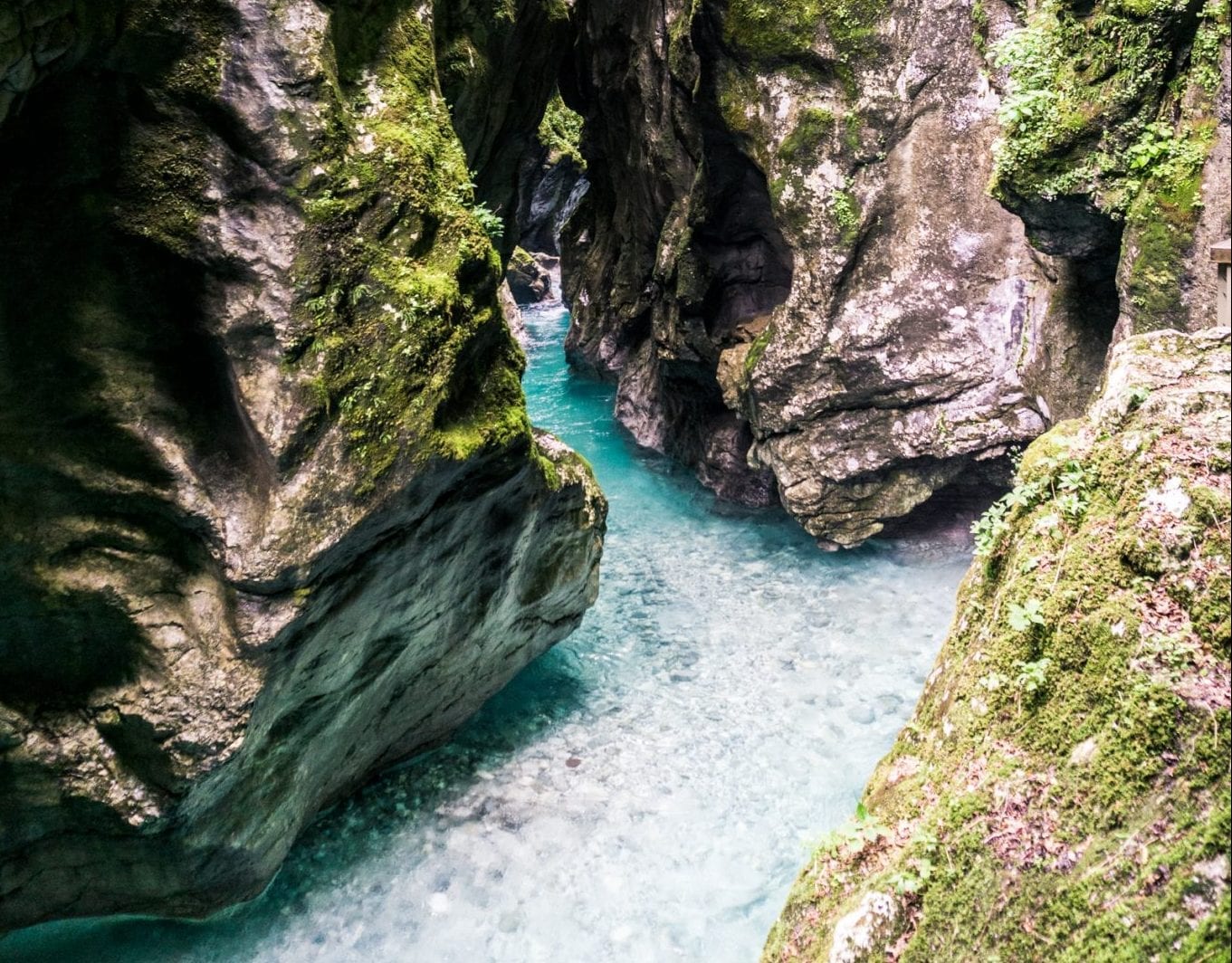 de mooiste gorges van Slovenië