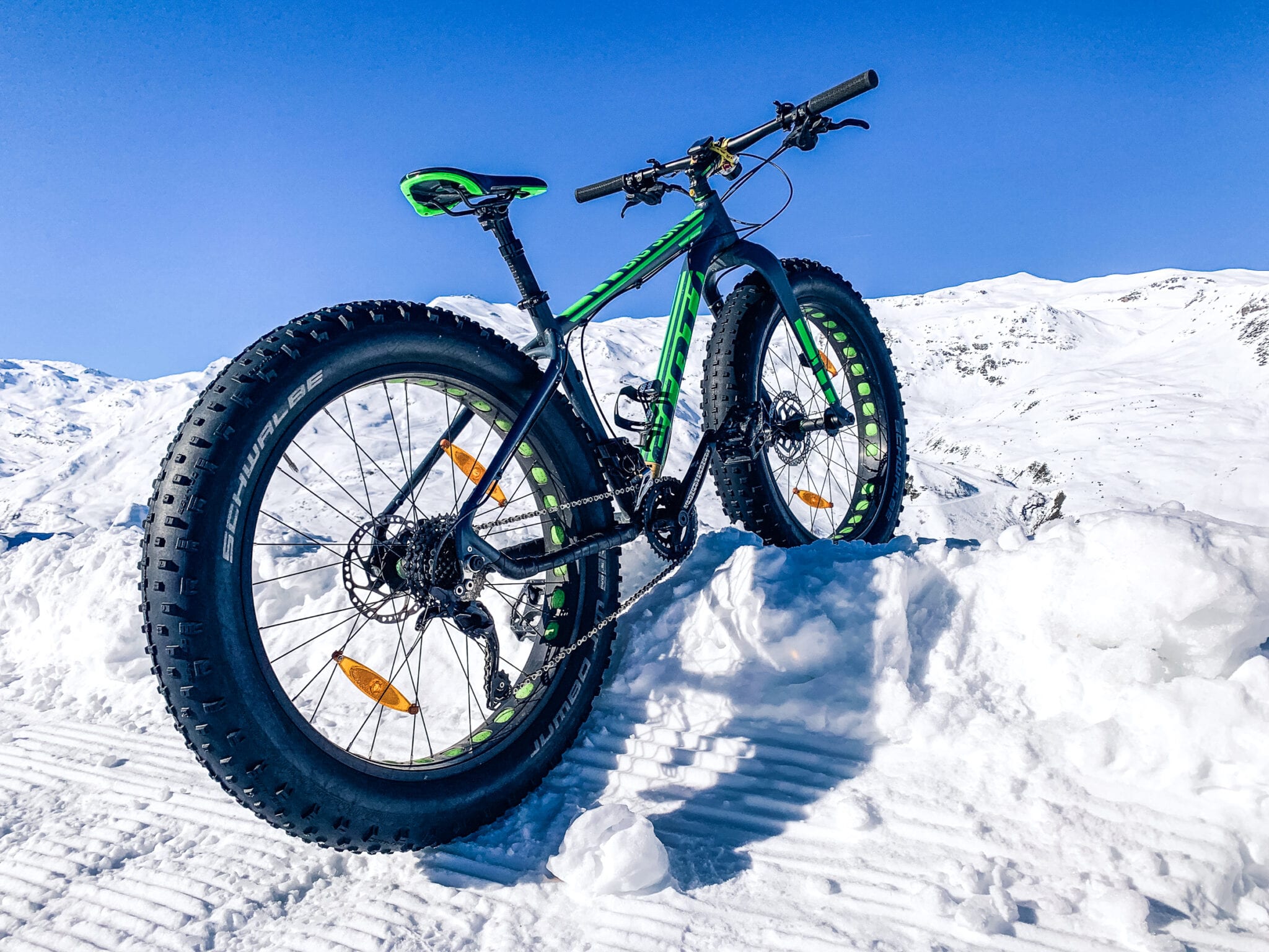 fatbiken in de sneeuw