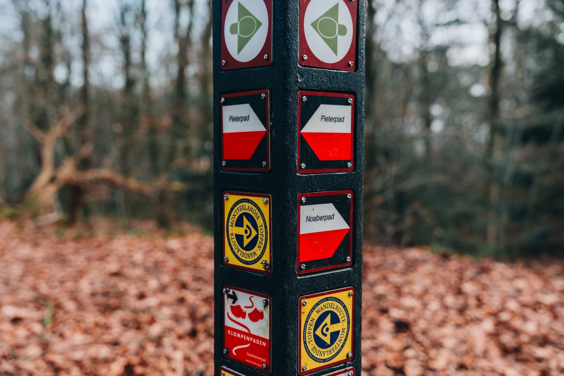 Pieterpad - Bewegwijzering Nederlandse wandelroutes