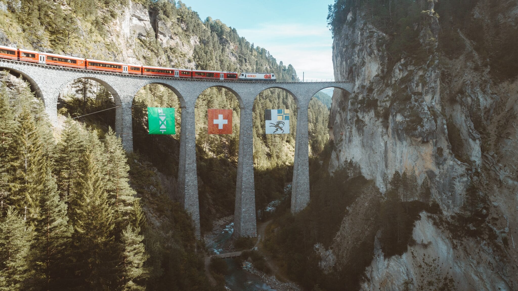 Duurzaam reizen Zwitserland trein header