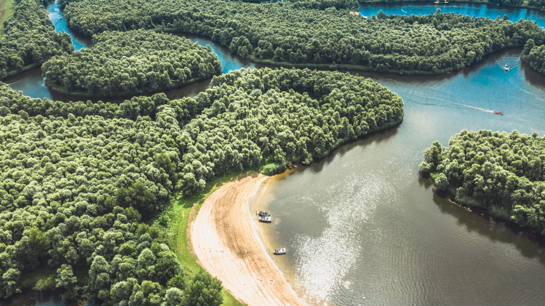 De Biesbosch, onderdeel van het Vroege Vogelspad