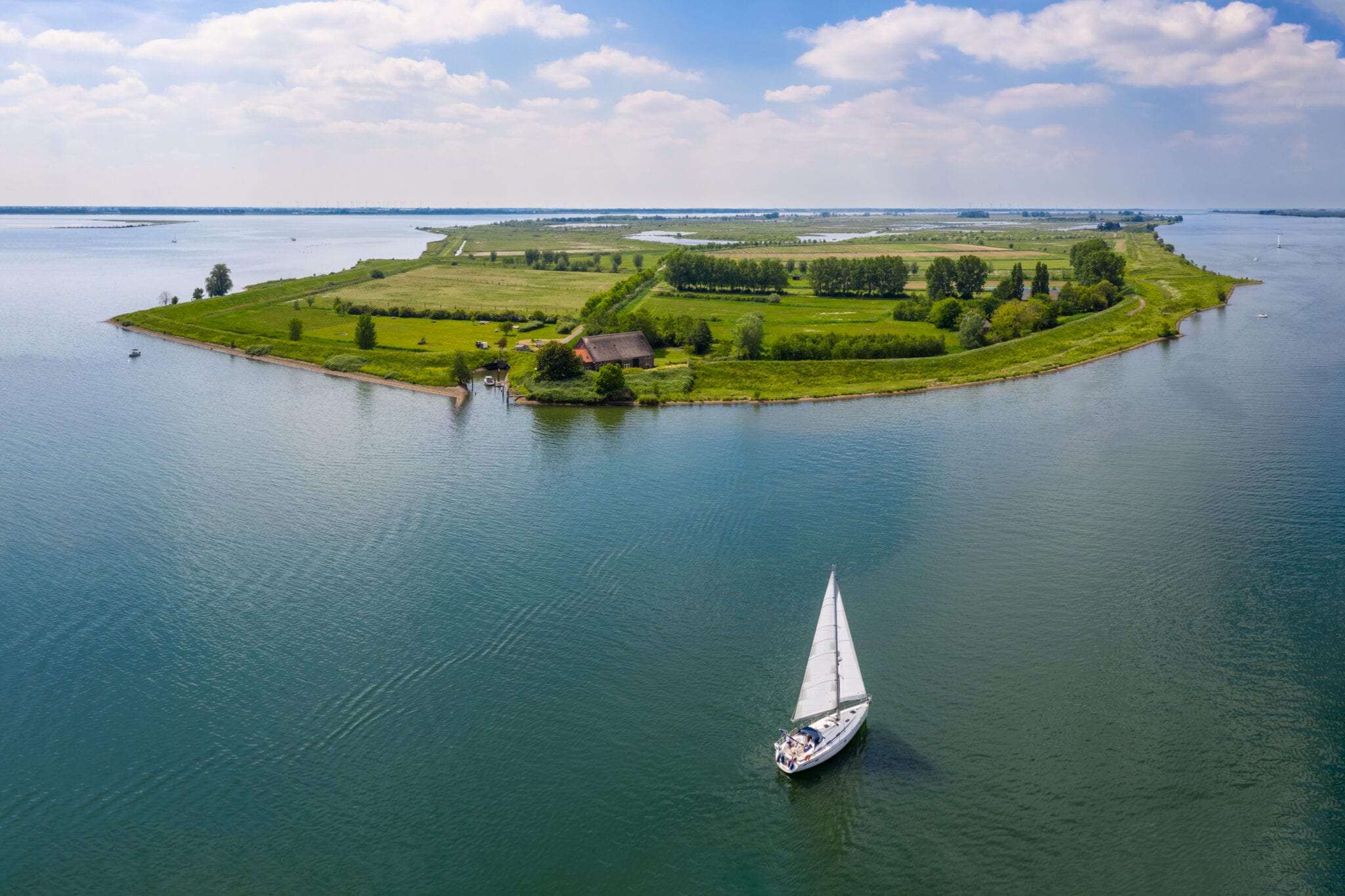 Tiengemeten luchtfoto