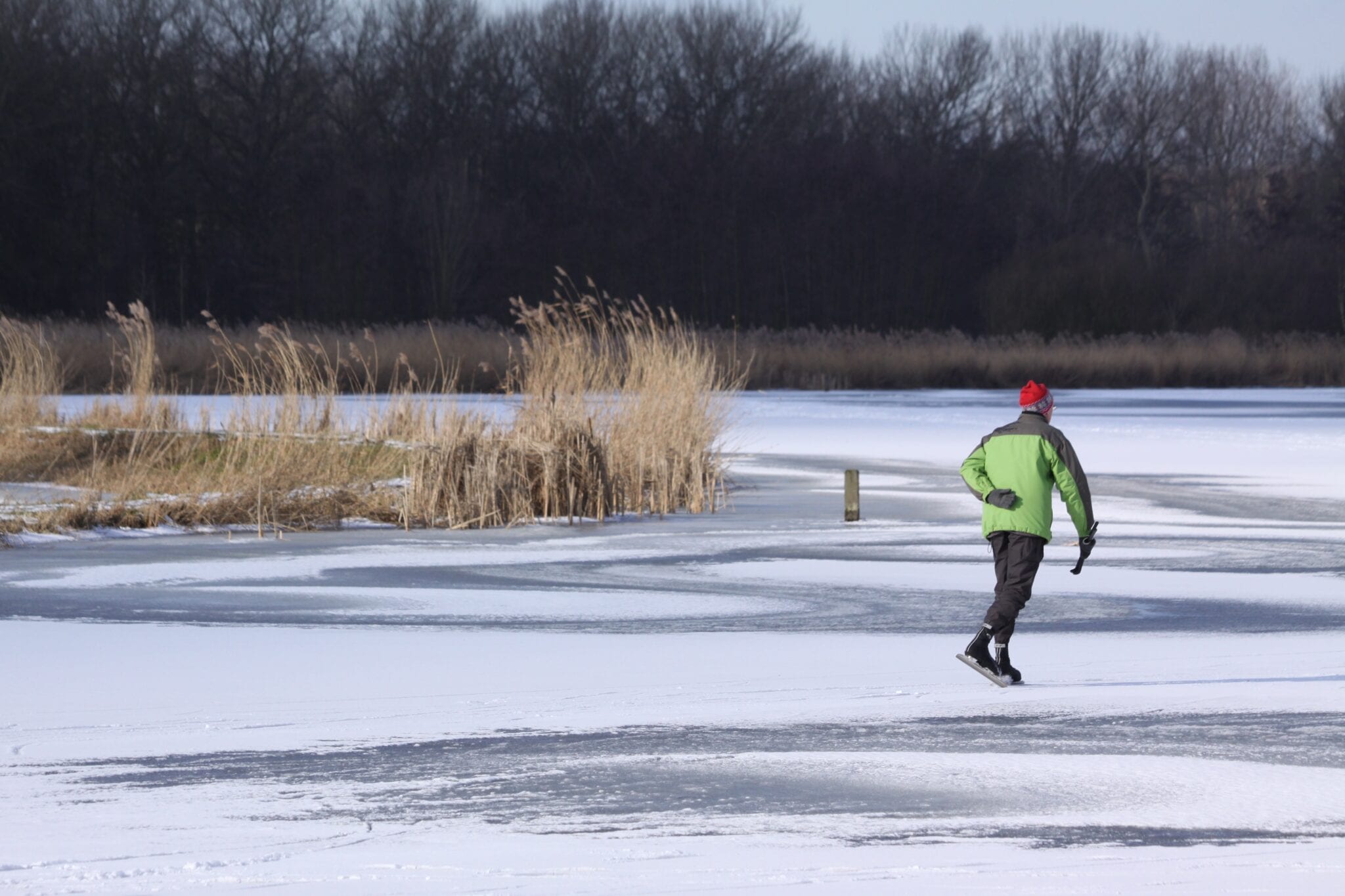 Schaatsen op natuurijs