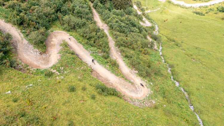 Châtel in de zomer mountainbike bikepark