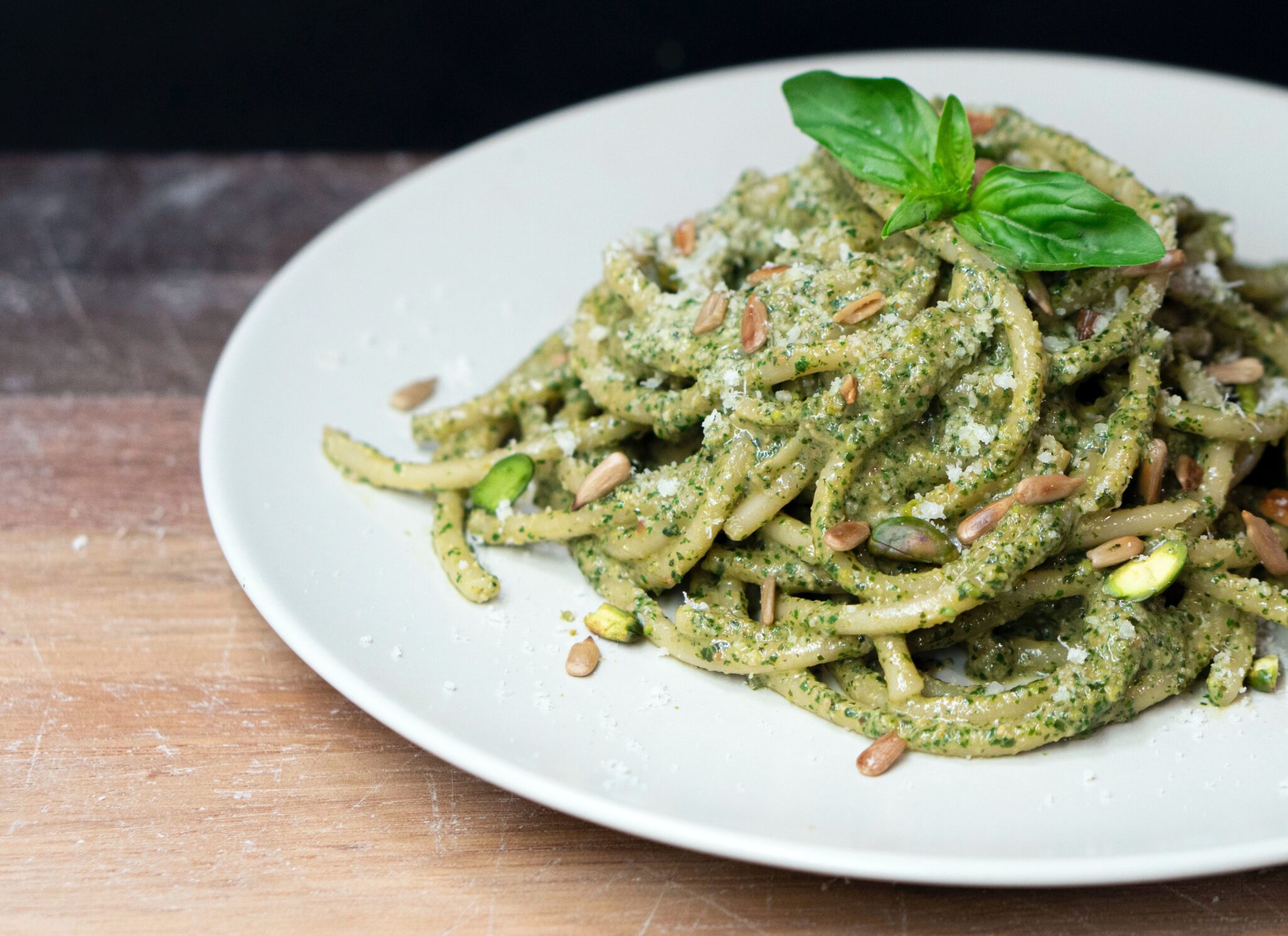 vegan pasta pesto