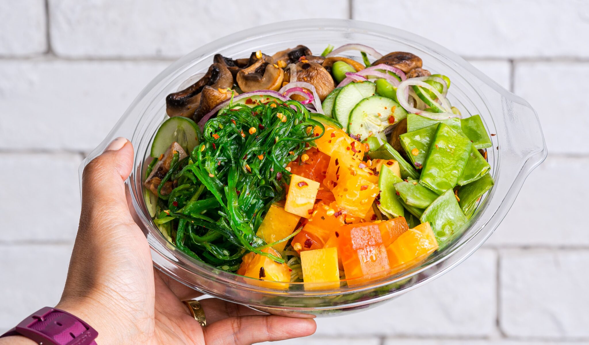 vegan poke bowl