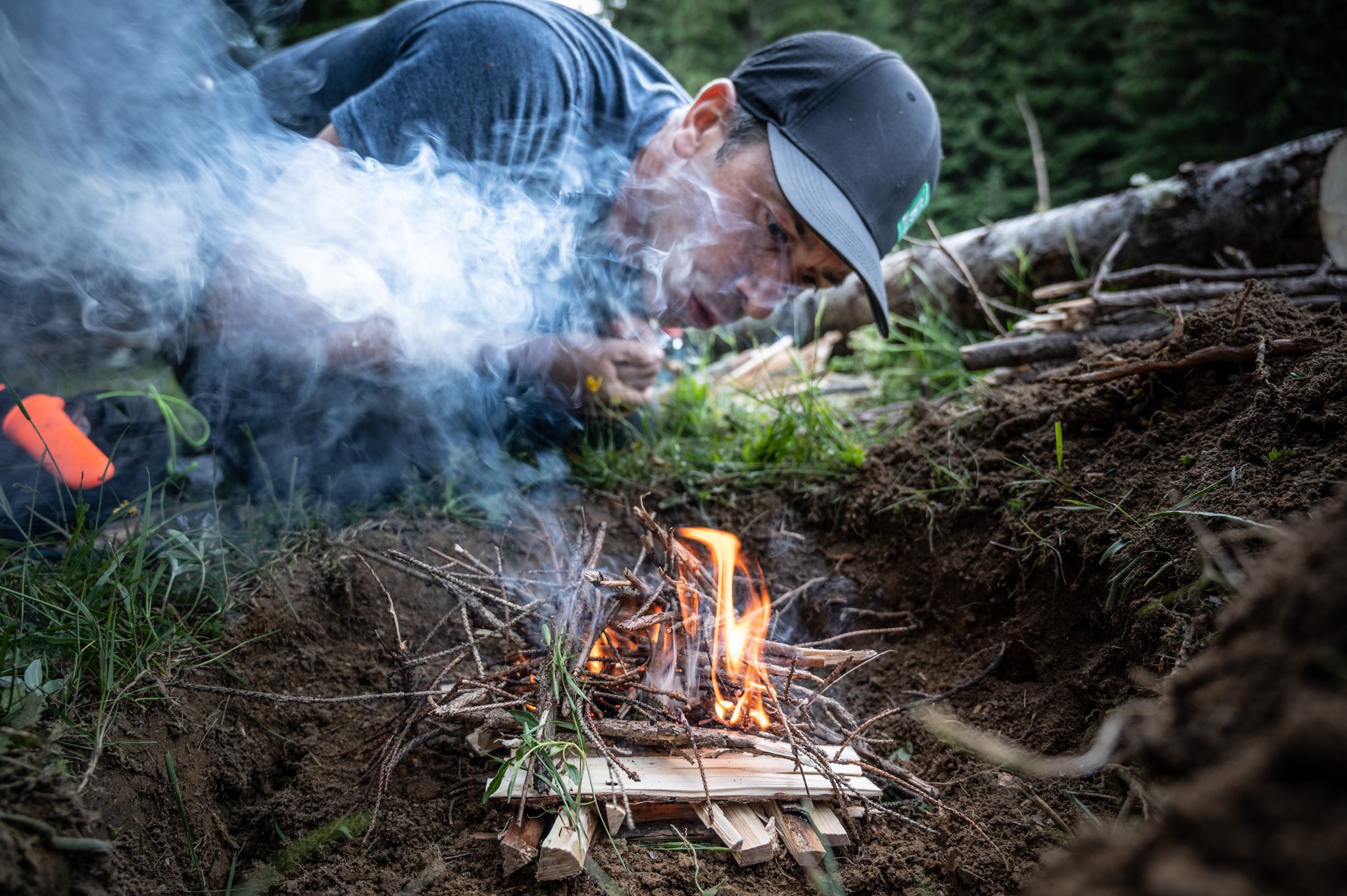 bushcraften La Plagne