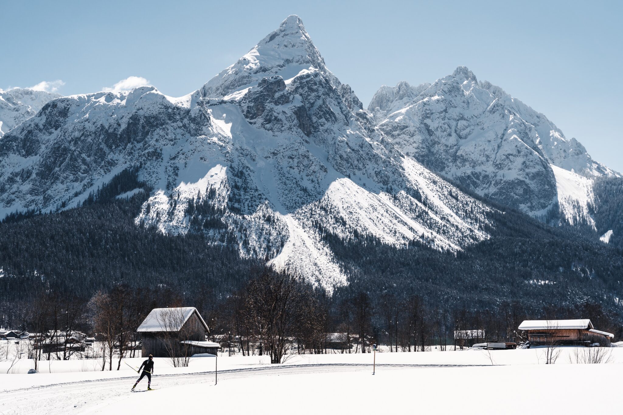 langlaufen Tiroler Zugspitz Arena