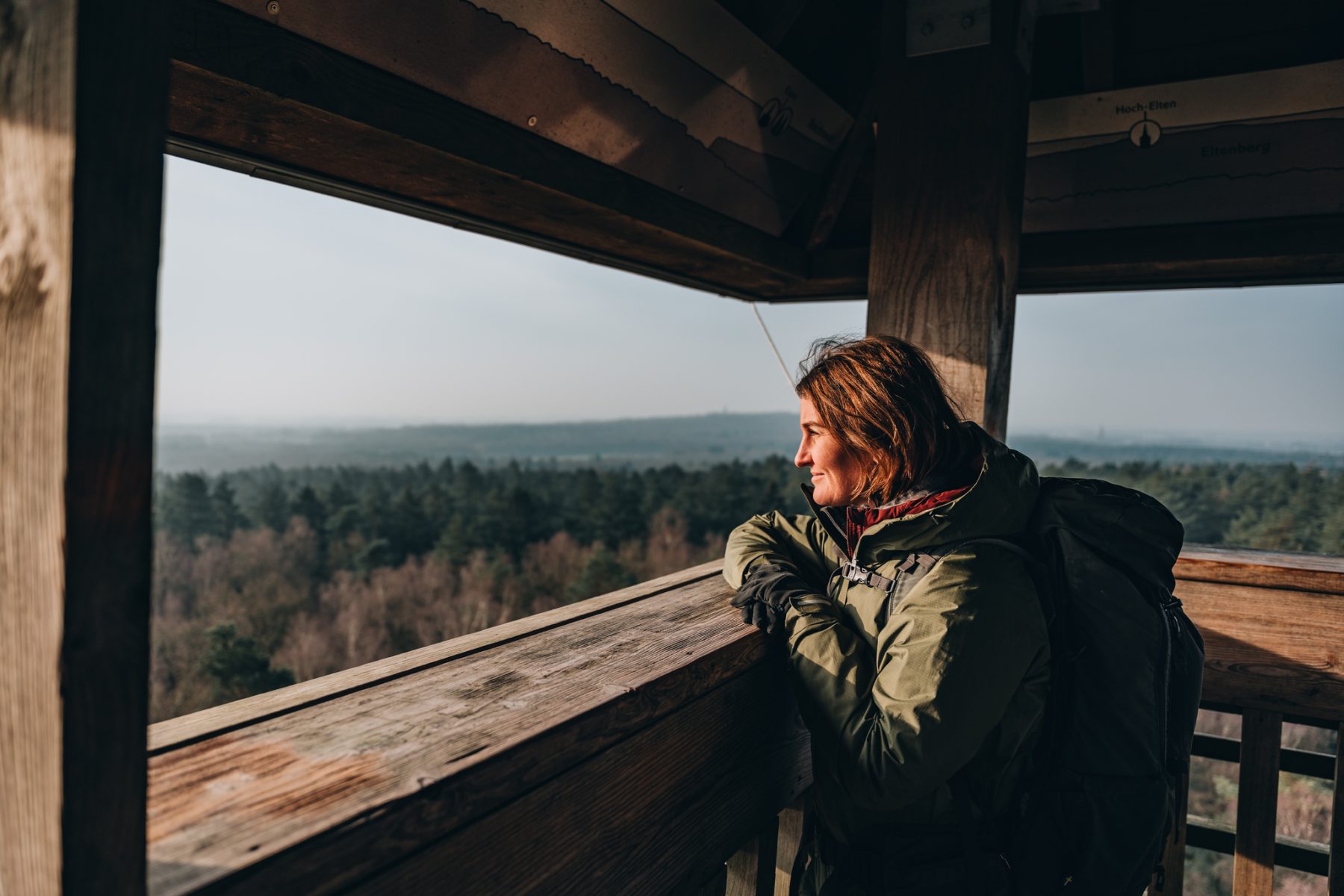Uitkijken over Duitsland vanaf de Hulzenberg tijdens het NederRandpad