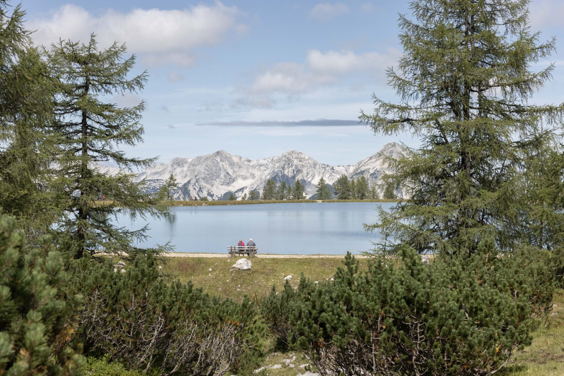 Oberösterreich Speicherteich Hinterstoder