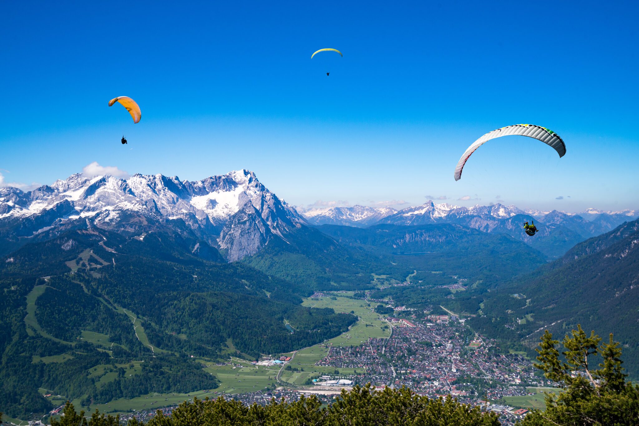 paragliden Zugspitze