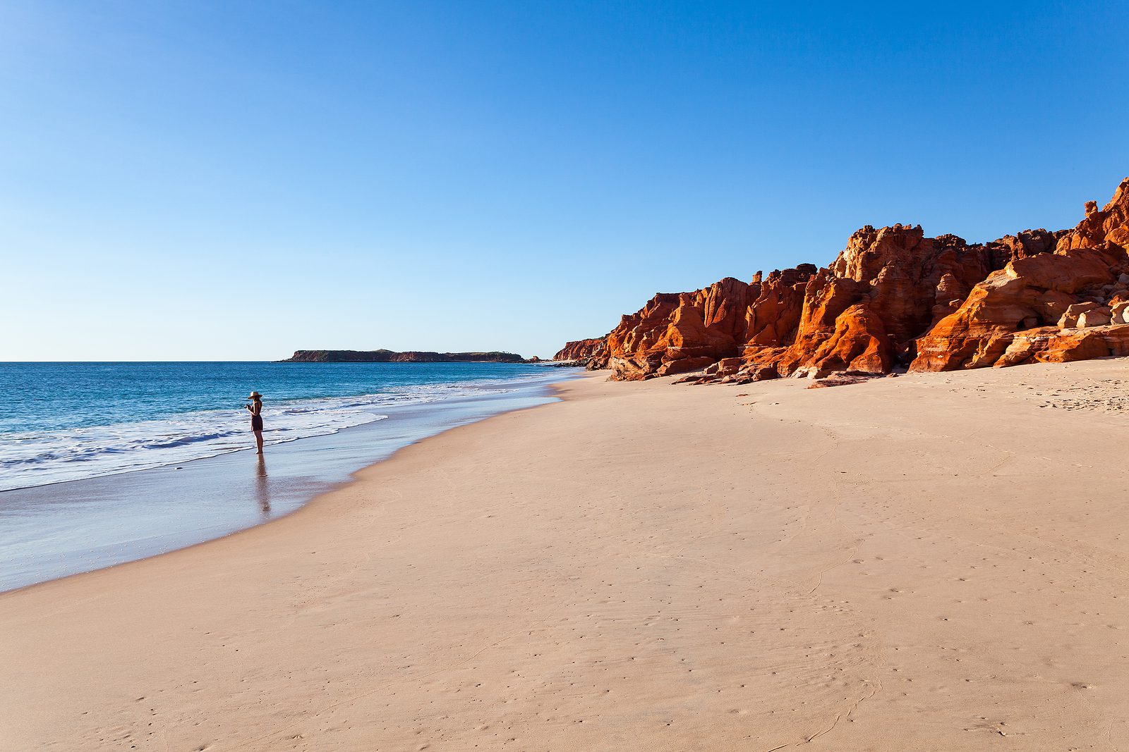 Cape Leveque is the northernmost tip of the Dampier Peninsula in the Kimberley region of Western Australia. Cape Leveque is 240 kilometres north of Broome.
