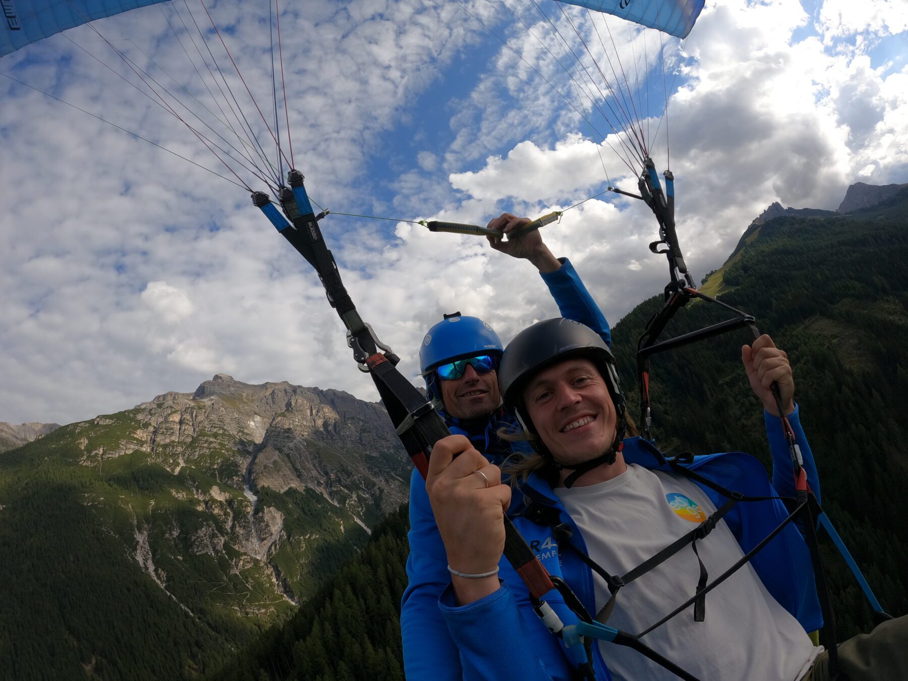 Paragliden in stubaital