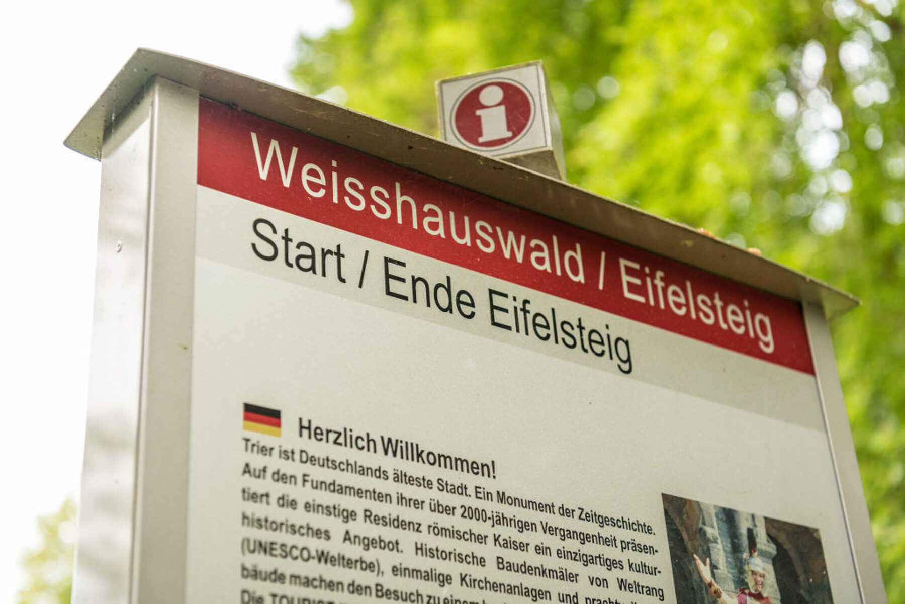 Eifelsteig informatiebord