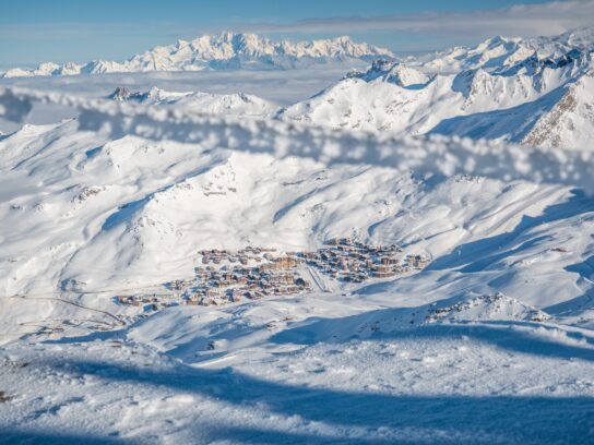 Val Thorens, Val Tho, onder de Mont Blanc