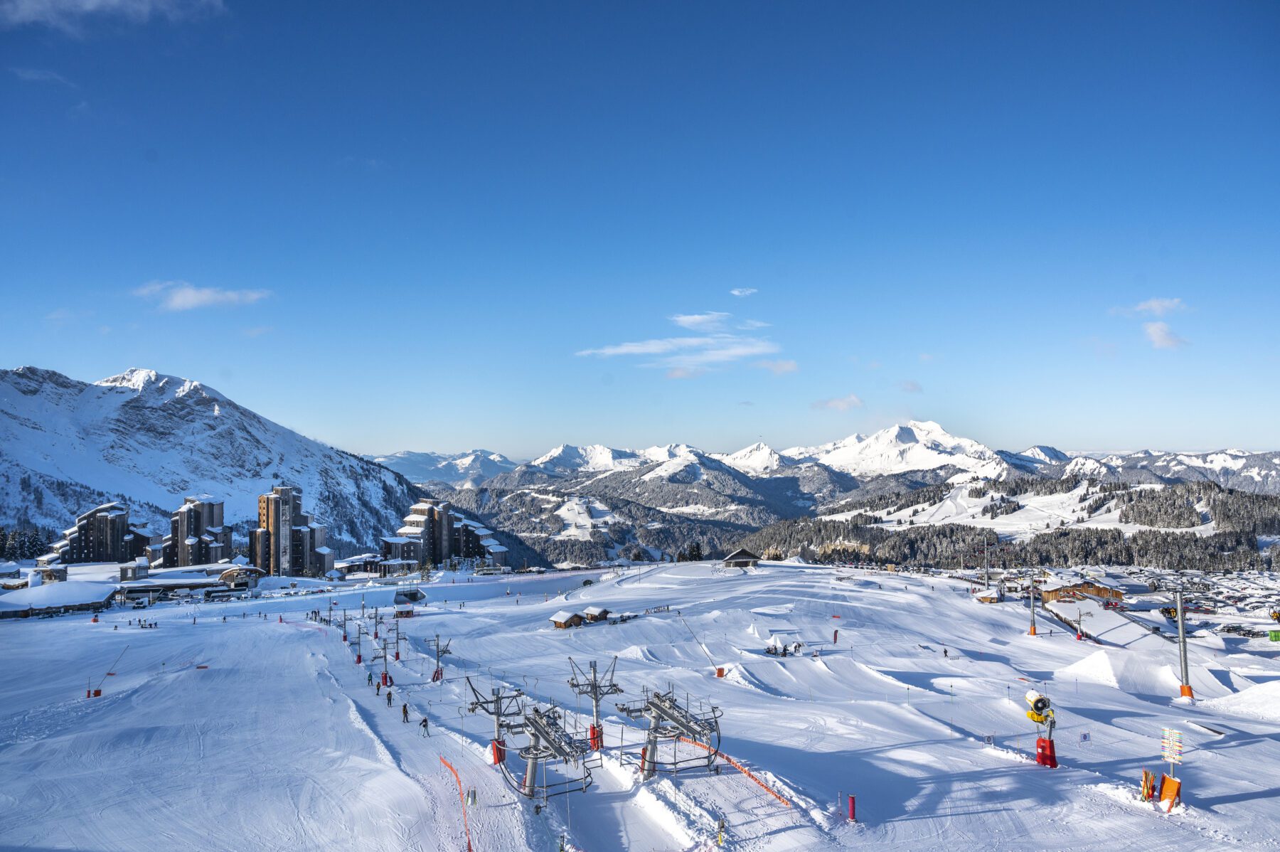 Pistes bij Avoriaz en Morzine