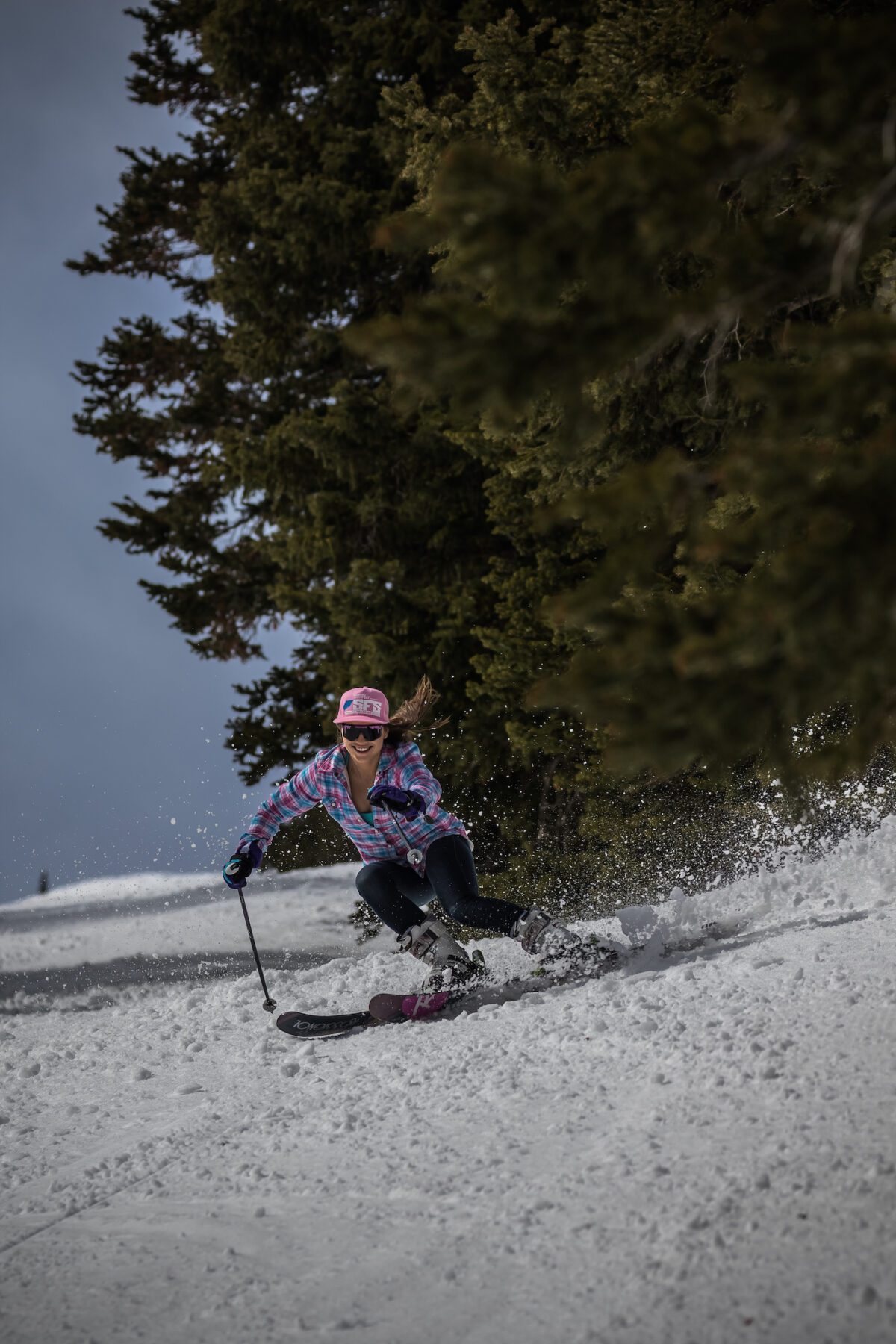 Heerlijk off piste skiën in de verse poedersneeuw van Utah