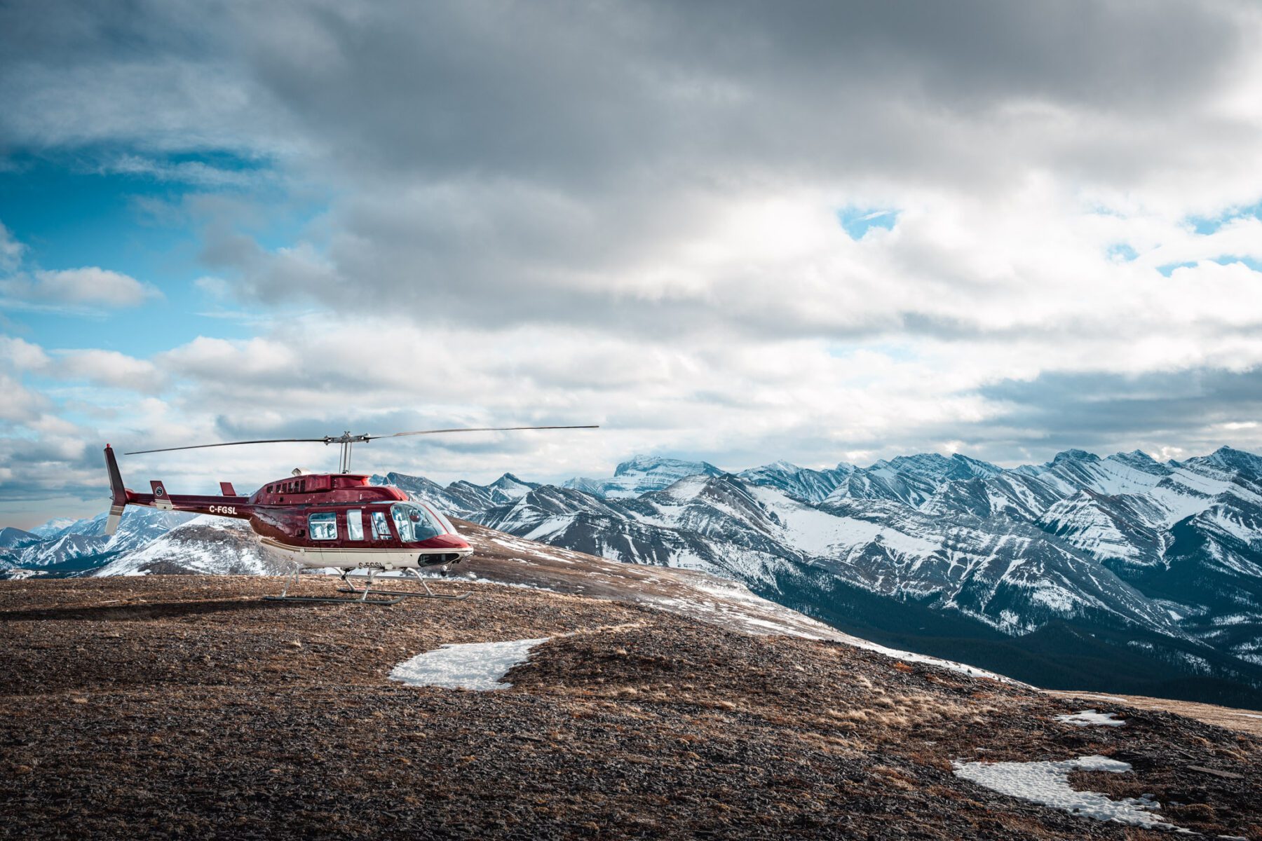 Jasper National Park Canada helikoptervlucht