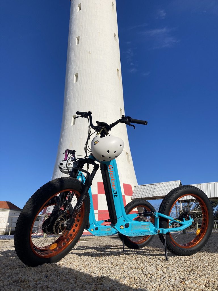 fatbiken aan de atlantische kust