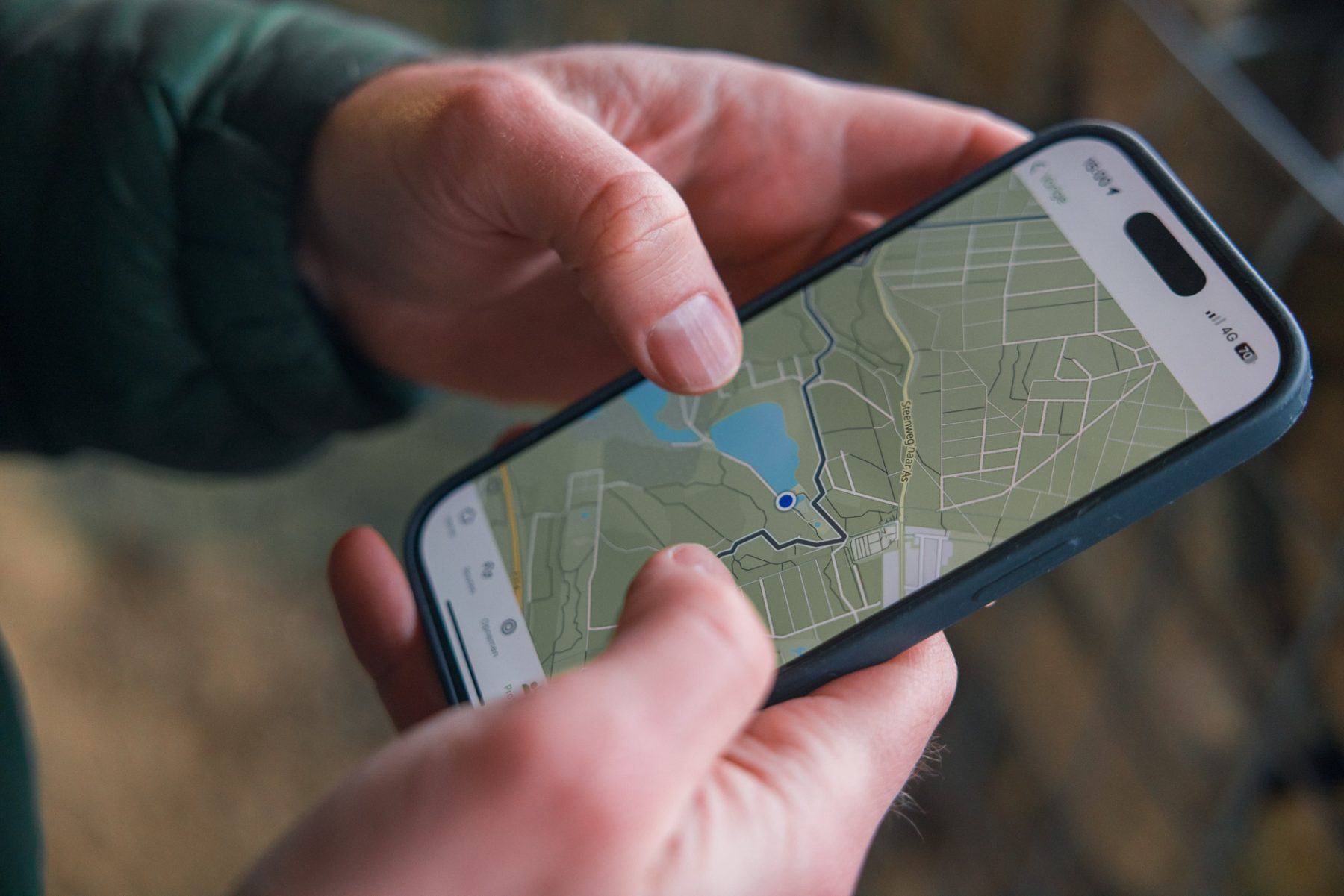 Komoot is een van de beste wandel apps