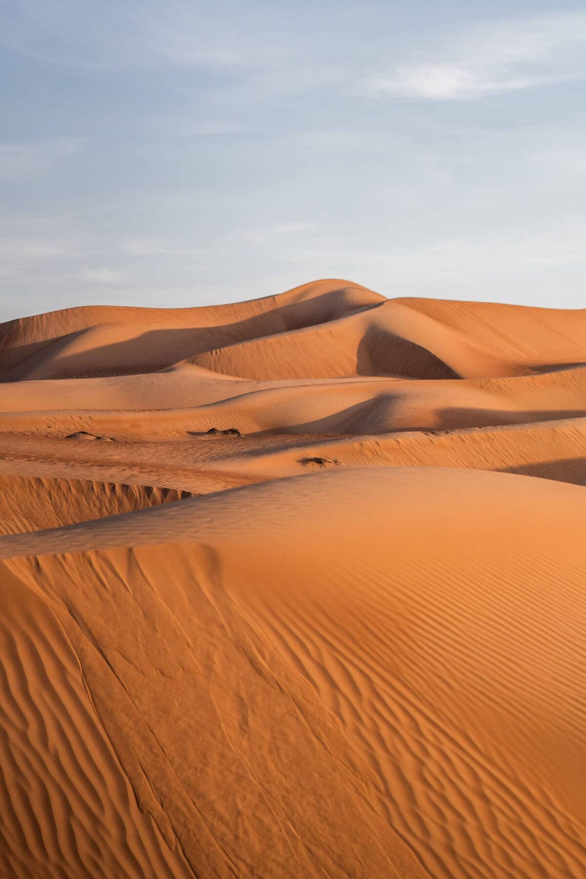 Tijdens een roadtrip door de woestijn in Oman