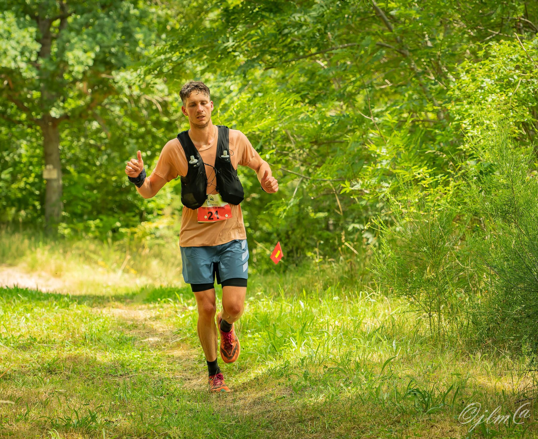 Trail Du Pays Welche in Orbey, de Vogezen 