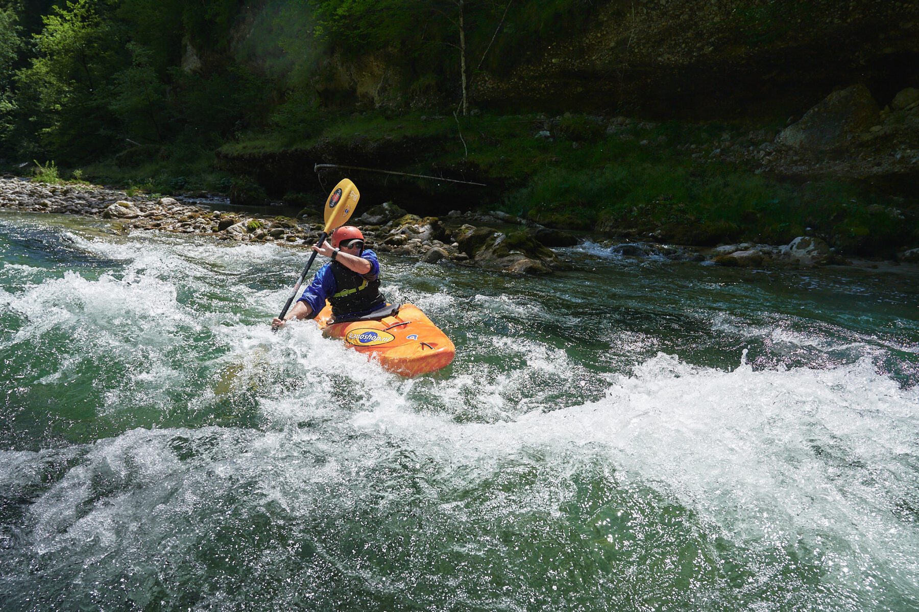 Kajakker in wildwater wildalpen 