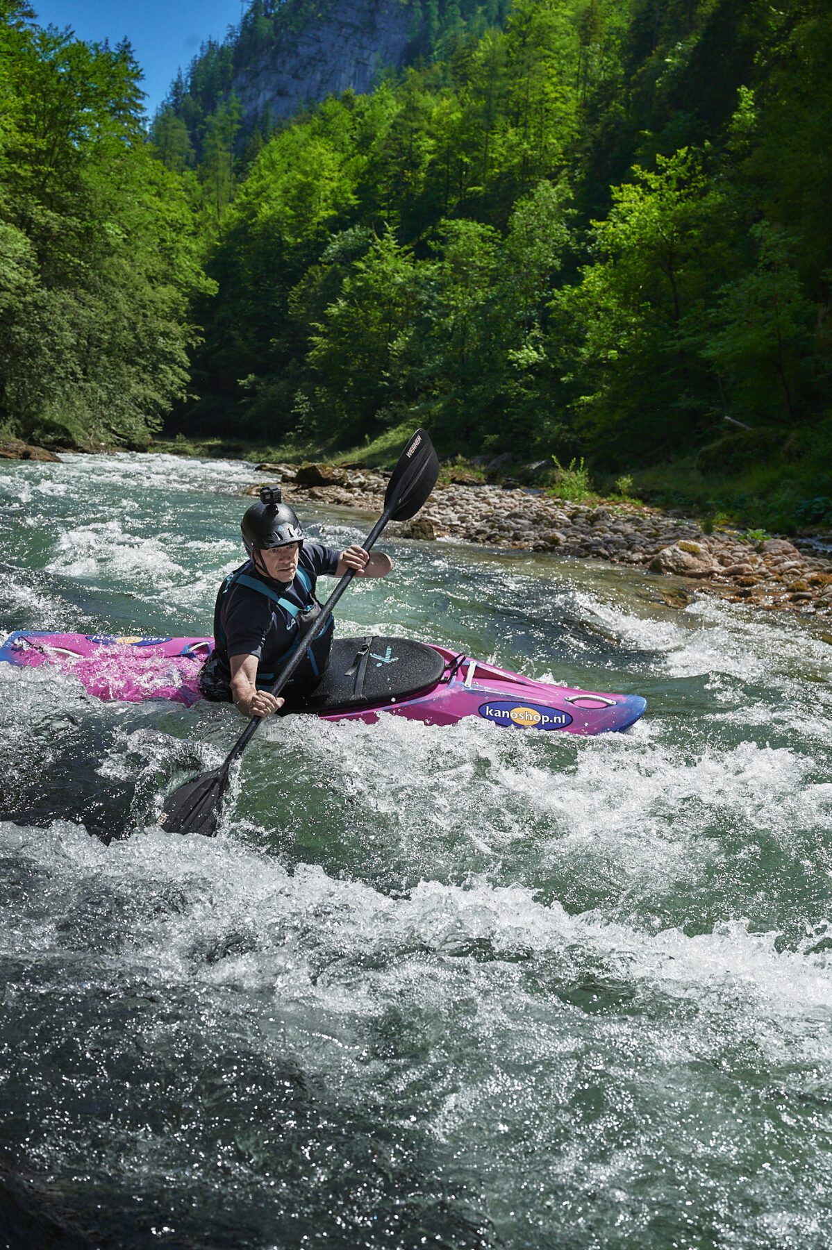 Kajakker in wildwater