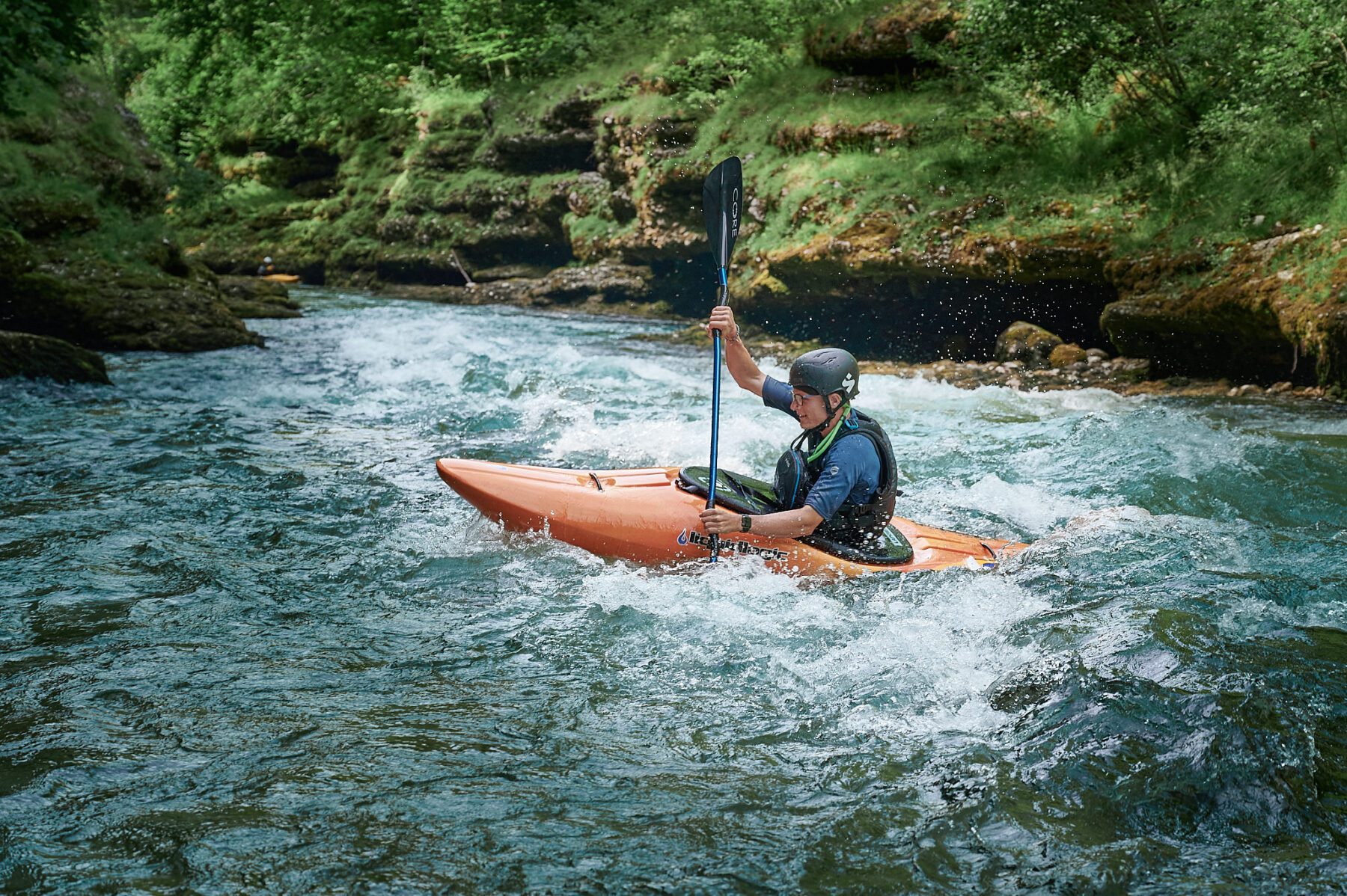 Kajakker in wildwater