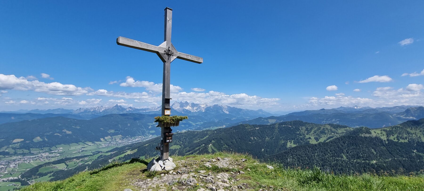 Top van de Lackenkogel, een van de 7 Gipfelspiel toppen