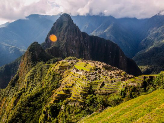Andesgebergte in Peru Machu Picchu
