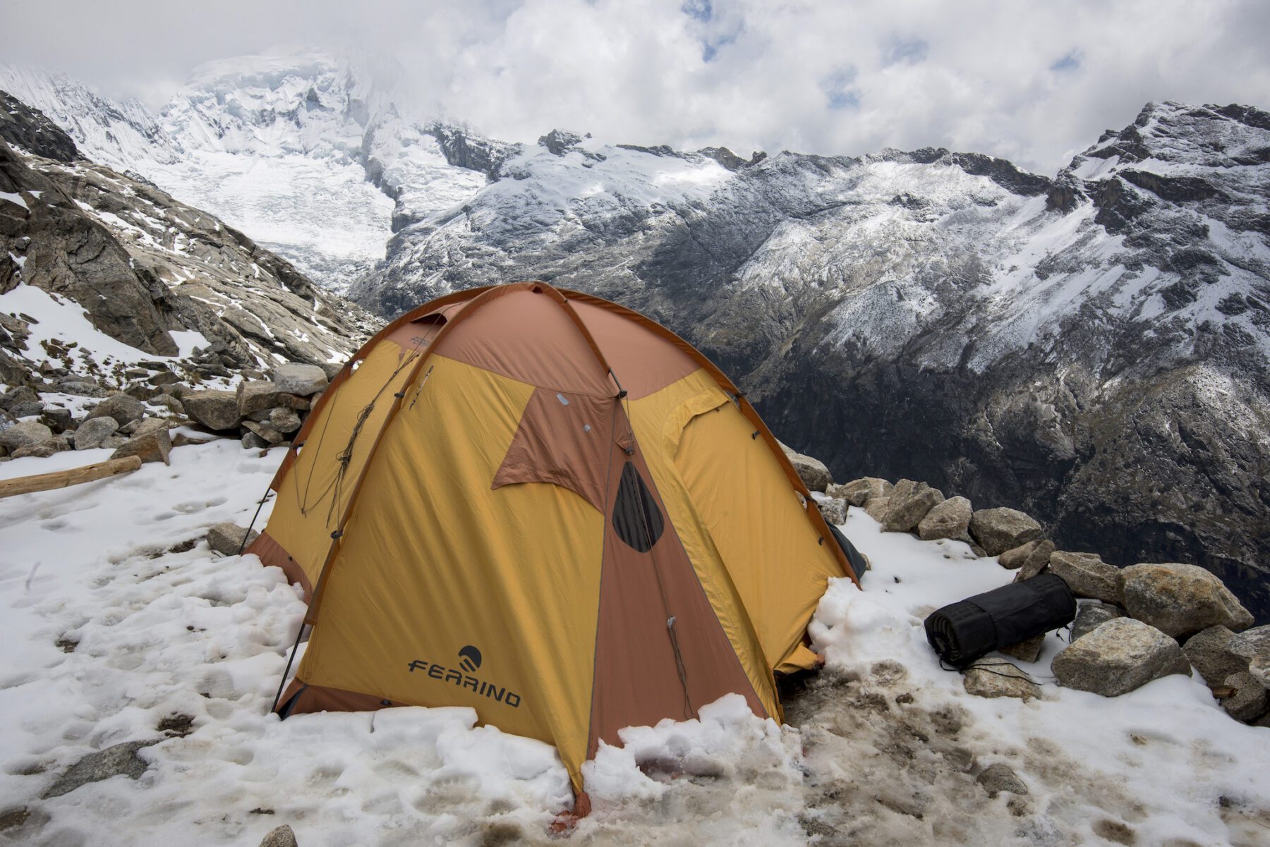 Andesgebergte in Peru Huascaran beklimmen