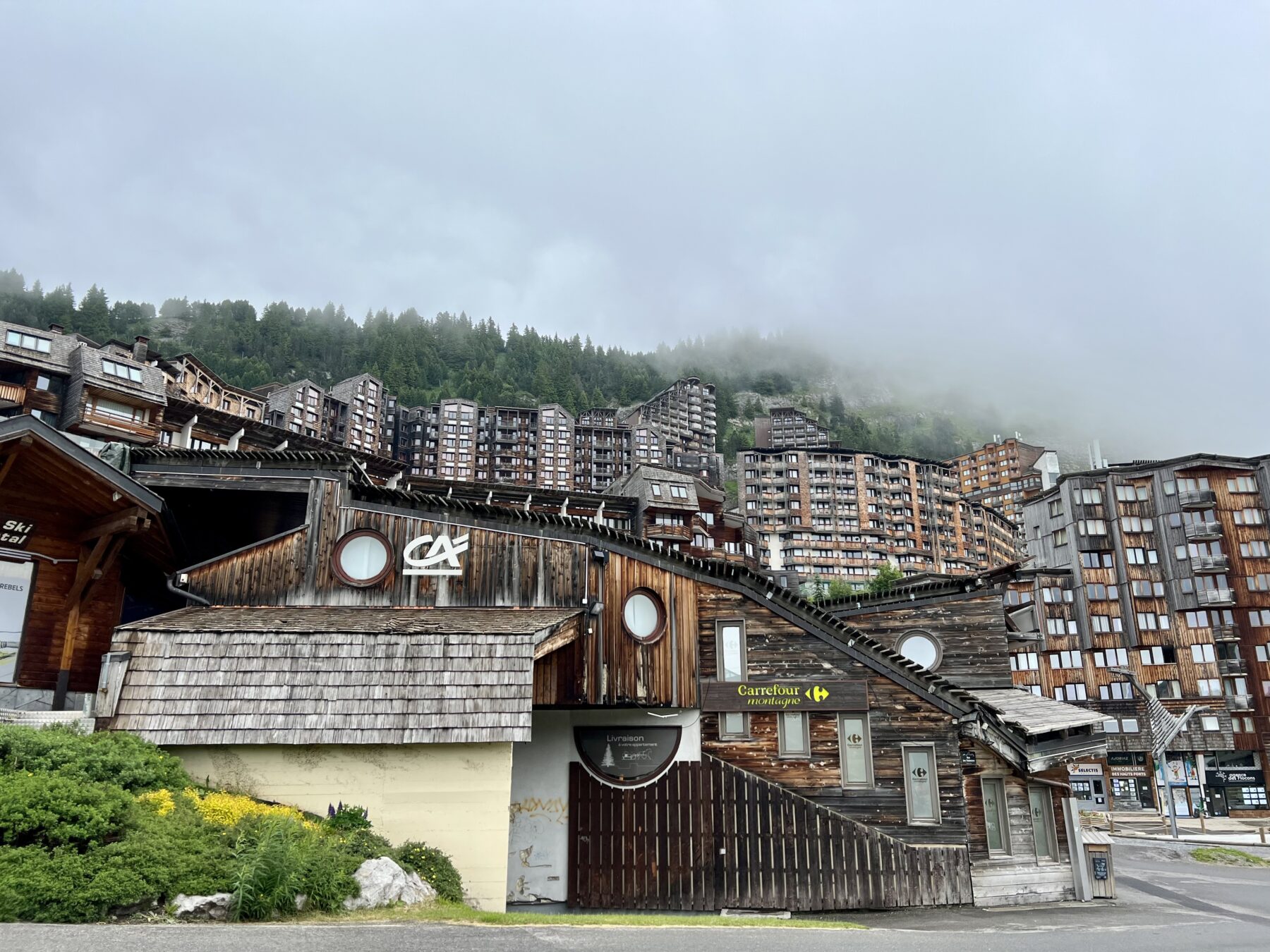 gebouwen in Avoriaz