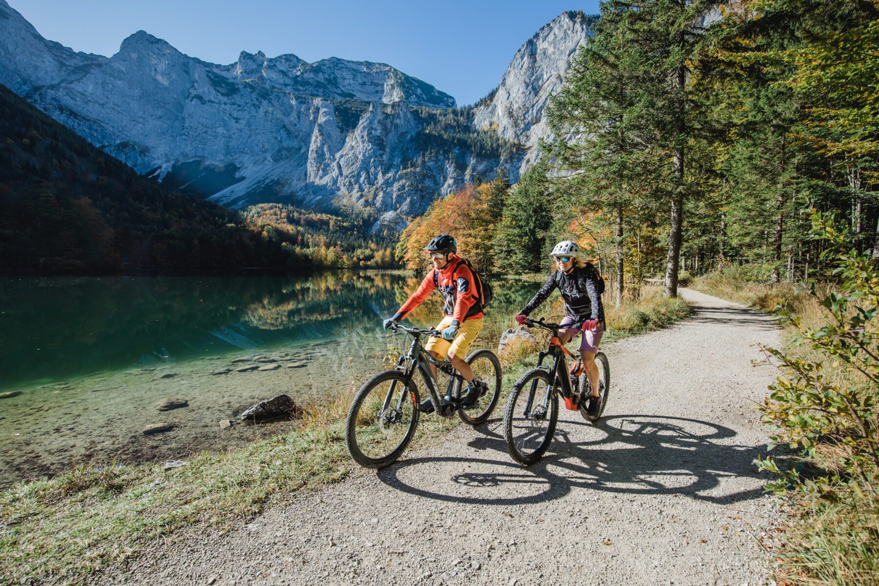 Het Salzkammergut biedt volop mogelijkheden voor fietsen en mountainbiken.