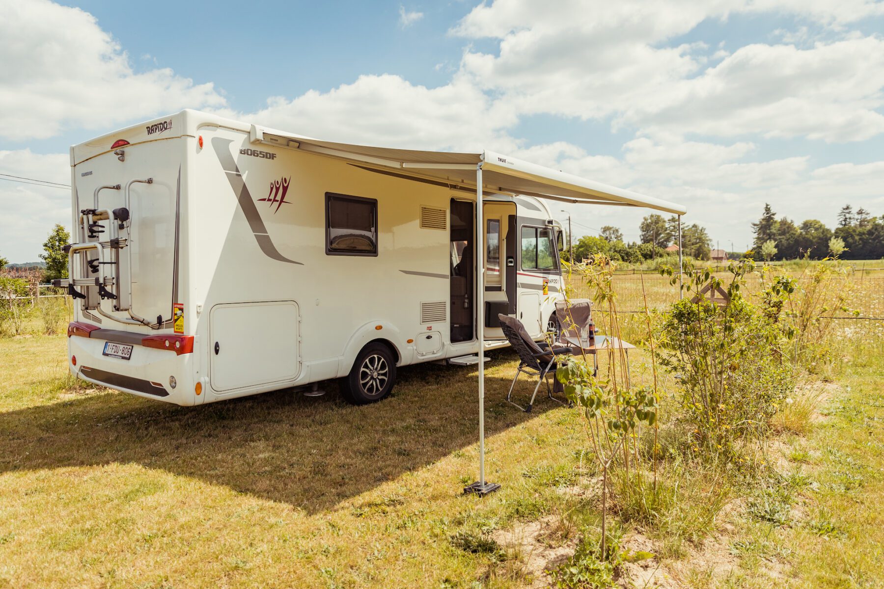 Met de camper op een Campspace overnachten