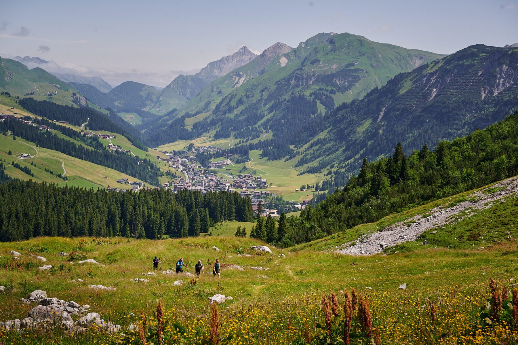 Uitzicht op lech