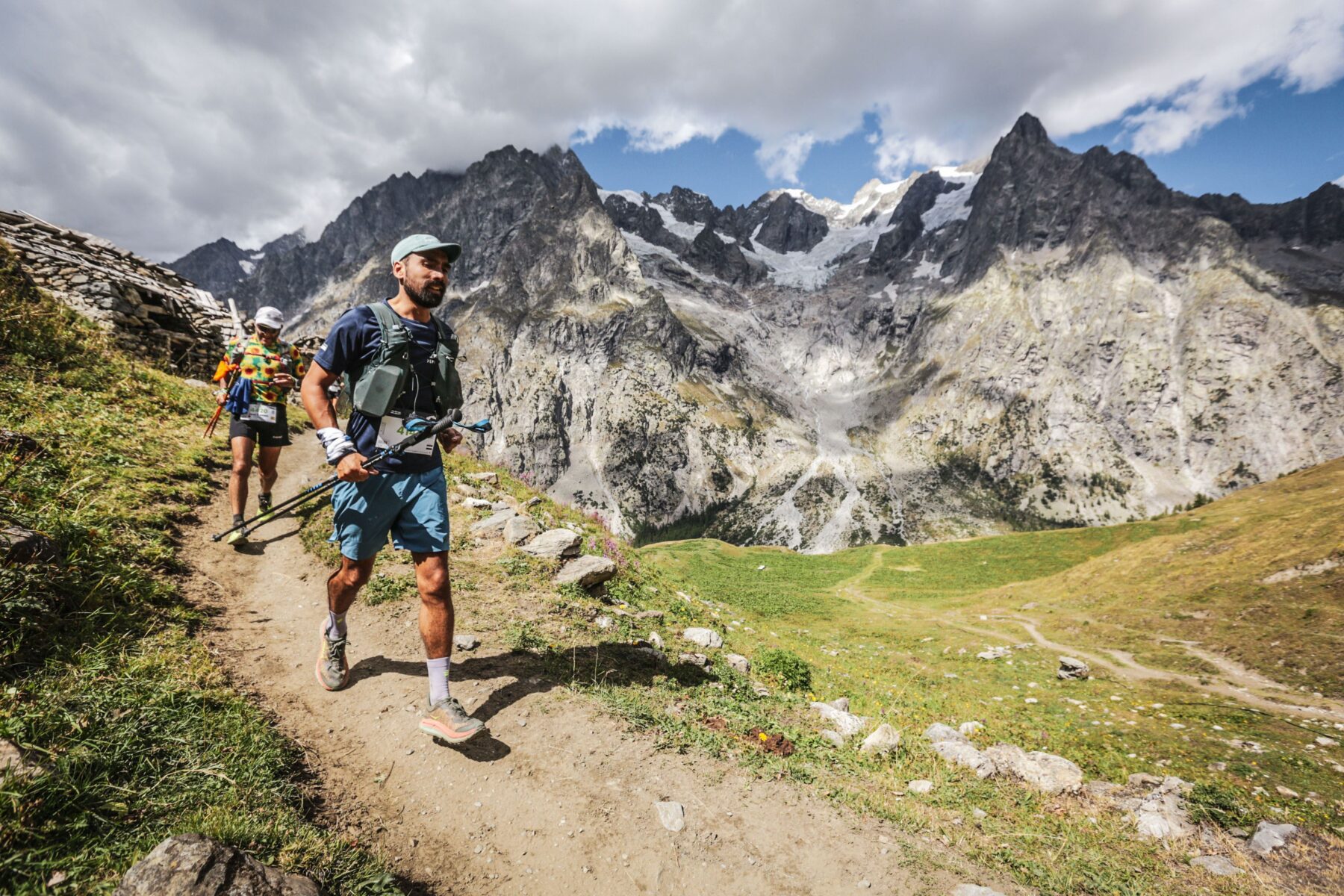 Trailrunnen met Ard van Peppen tijdens de UTMB in Chamonix