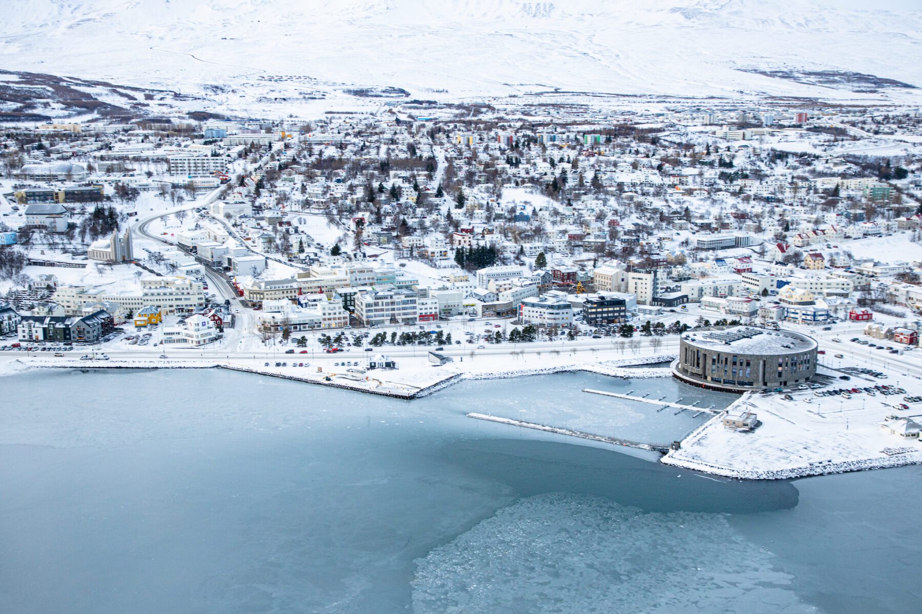 Akureyri in Noord-IJsland