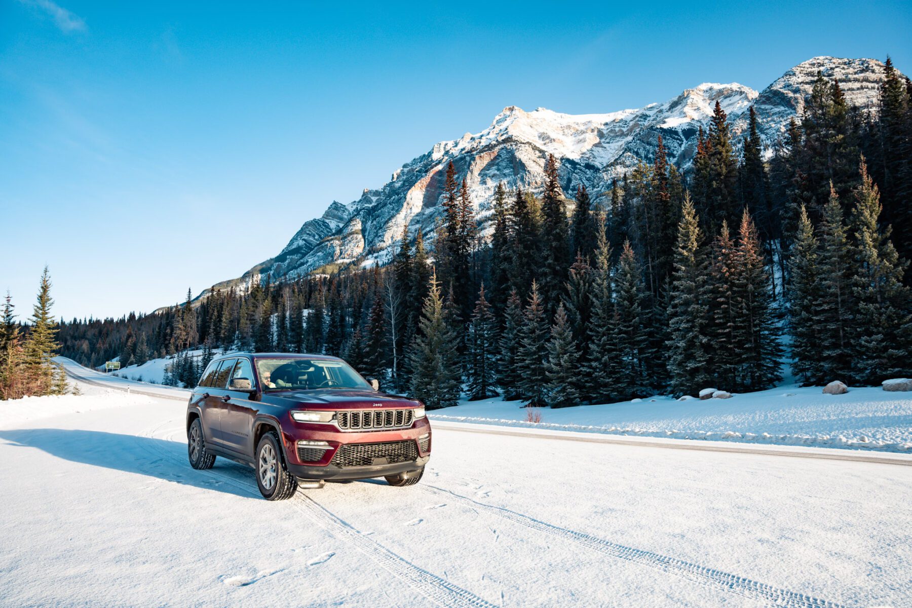 roadtrip door Alberta in de winter