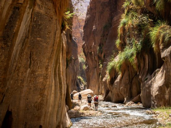 Een tweedaagse trekking in Wadi Hasa, Jordanië