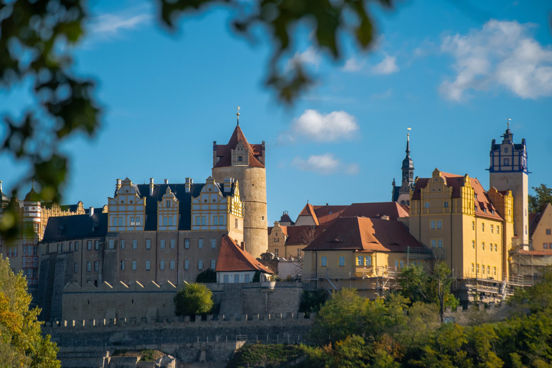 Uitzicht over Bernburg