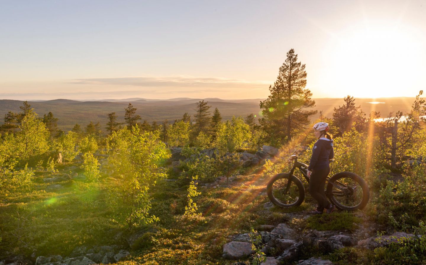 Verken de trails van Lapland per fiets