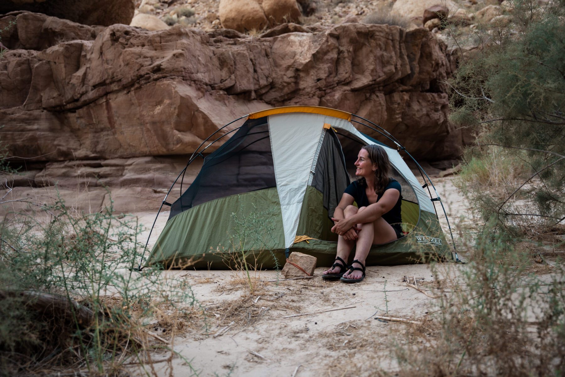 slapen in een tentje tijdens je vakantie in Jordanie