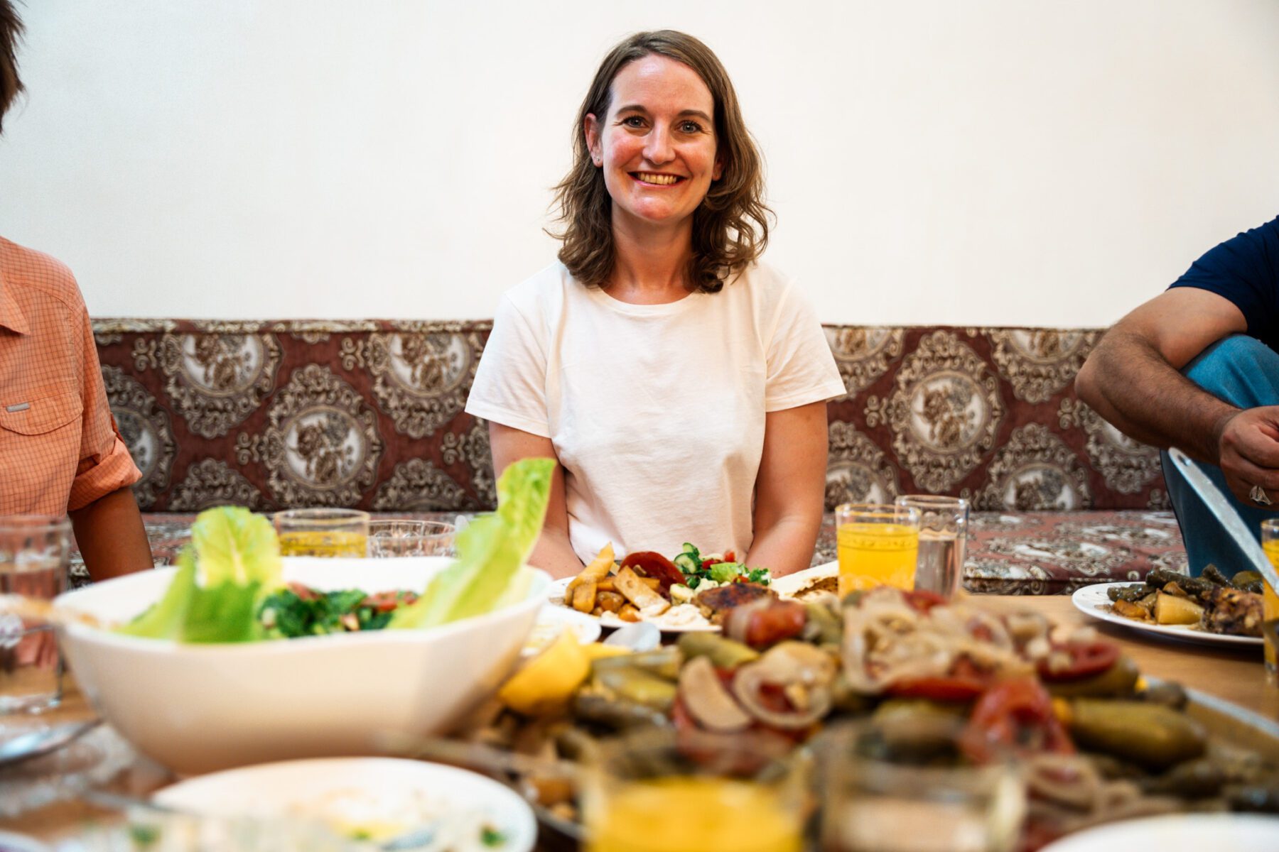 Heerlijk eten bij locals thuis mag niet ontbreken tijdens je vakantie in Jordanie