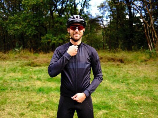 fietsjack met lange mouwen