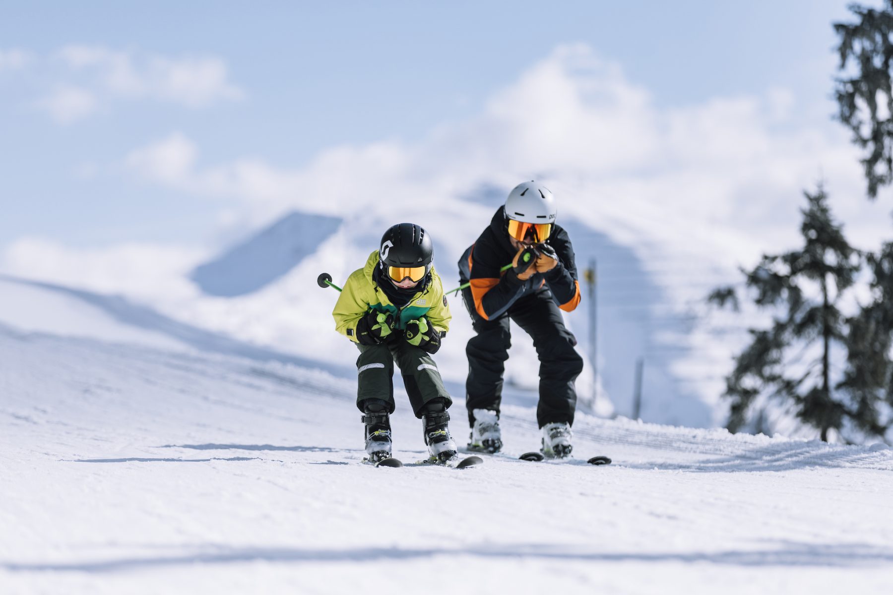 Wintersport met kinderen in Skicircus Saalbach Hinterglemm Leogang Fieberbrunn