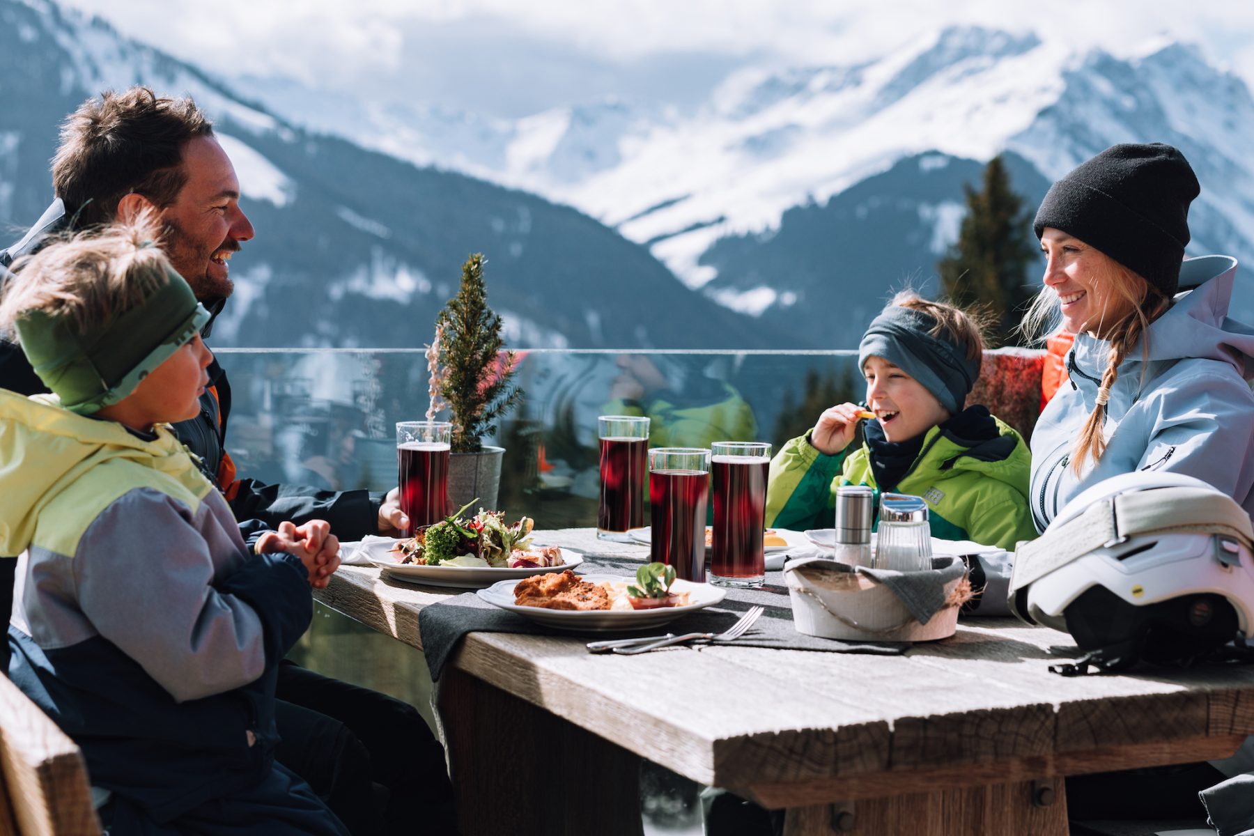 Wintersport met kinderen in Skicircus Saalbach Hinterglemm Leogang Fieberbrunn