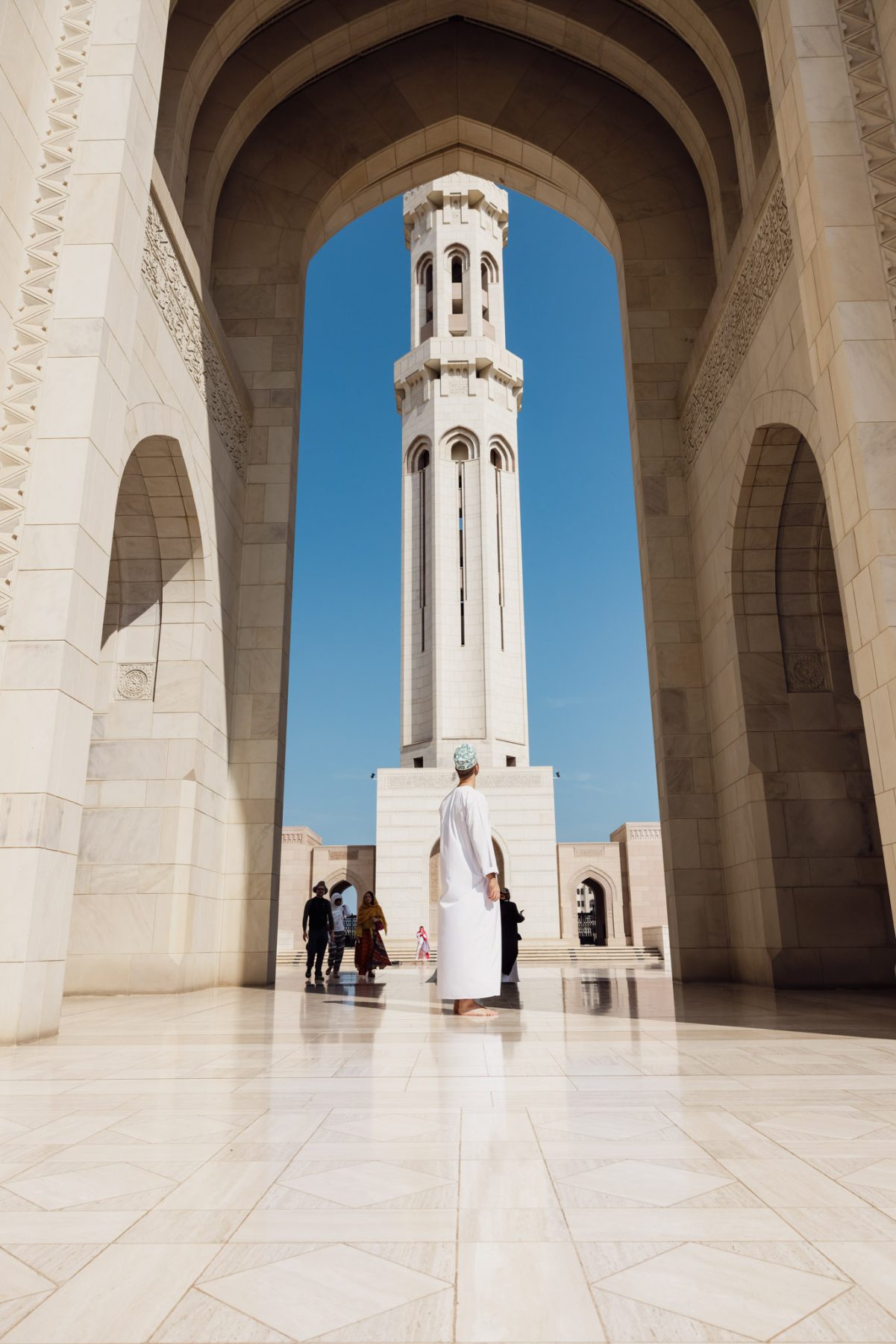 Grand Mosque tijdens rondreis door oman
